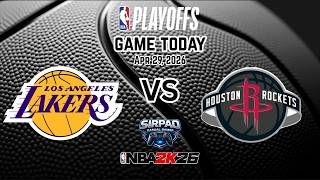 LA Lakers VS Houston Rockets | NBA2K26 GAME TODAY | Apr 29, 2026