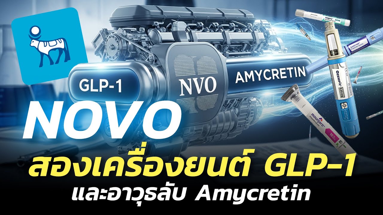 Novo Nordisk | เจาะ 2 เครื่องยนต์ GLP-1 & Amycretin คูเมืองแกร่งจริงไหม? 