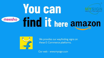 Mysign Wayfinding signs | Manufacturer of modular signs | www.mysign.co.in