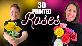 3D Printing Realistic Beautiful Roses!