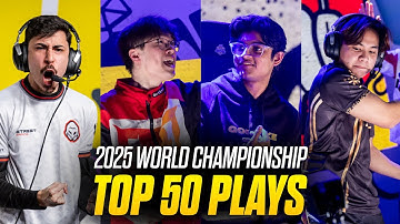 🔥TOP 50 BEST PLAYS! |🏆2025 CODM World Championship