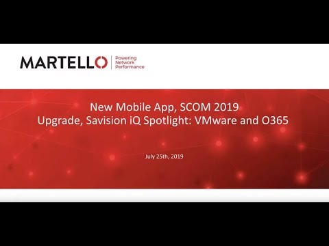 [User Group Session] New Live Maps Mobile App, SCOM 2019, and iQ Connector Spotlight: VMware & O365