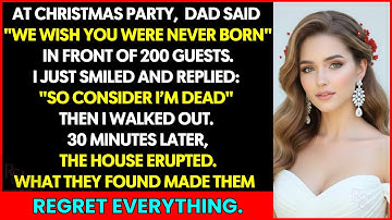 Dad Said “We Wish You Were Never Born” and I Just Smiled and Stood Up At Christmas Party
