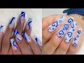 💙Blue Nail Art Ideas Compilation 2021