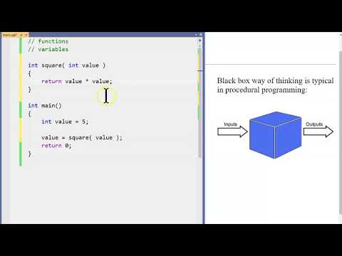 1.4 Procedural Programming
