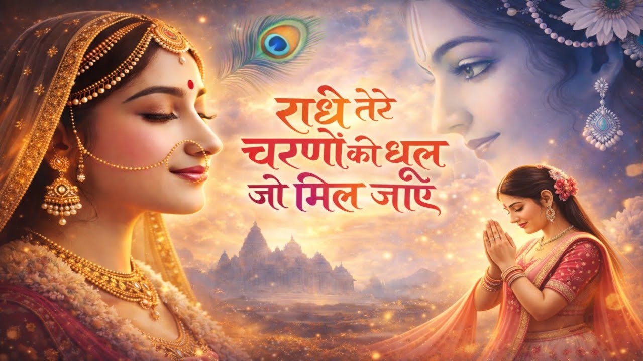 Live Video Song : राधे तेरे चरणों की धूल जो मिल जाए | Radhe Tere Charno Ki | Krishna New Bhajan 2026