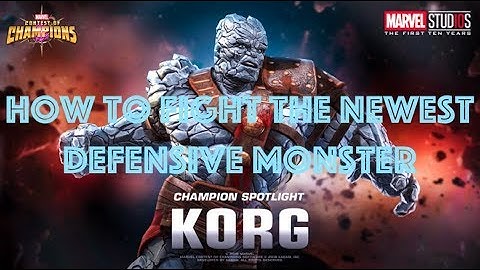 MCOC | How to fight Korg for most champs