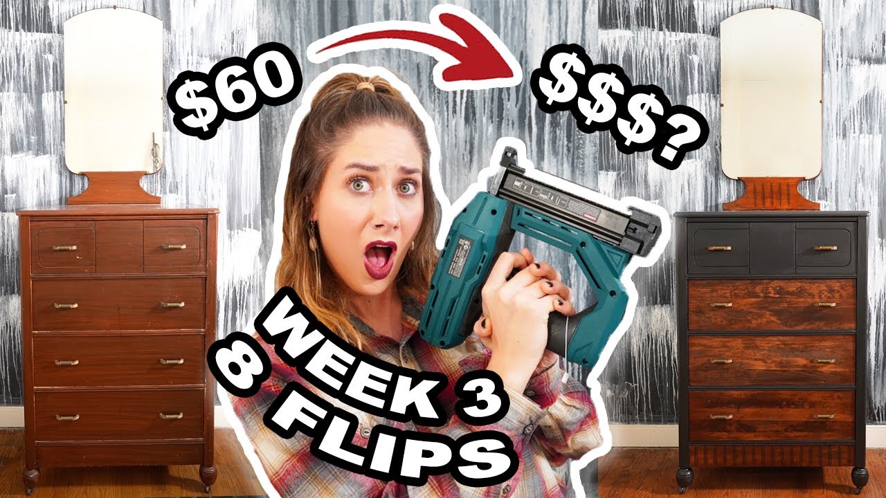 Flipping Furniture for a Whole Month| WEEK 3