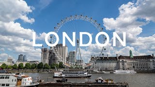 London - A Timelapse, Hyperlapse Video - 4K