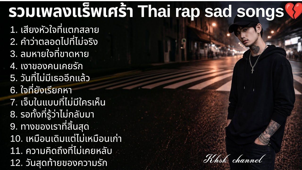 💔รวมเพลงแร็พเศร้า 2026 |101| แร็บไทย | แร็พเศร้า | แร็พเศร้าอกหัก | emotional songs 