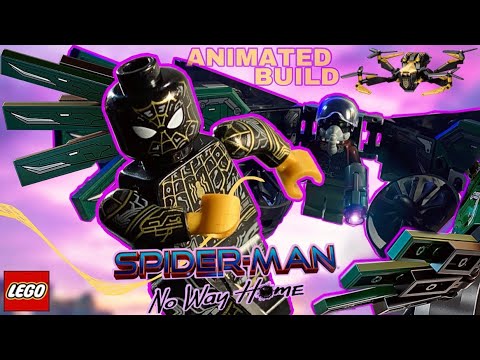 LEGO SPIDER-MAN: NO WAY HOME - Stop-Motion Speed Build: Spider-Man vs Vulture Drone Duel 76195