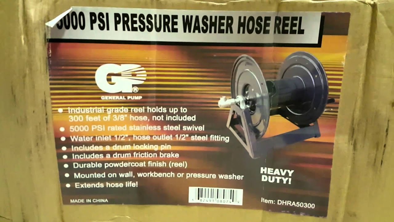 Review for the DHRA50300 Hose Reel by General Pump 