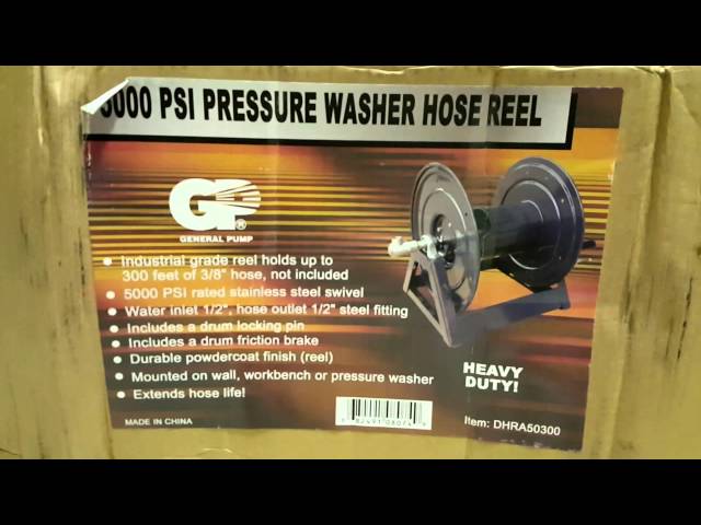 Review for the DHRA50300 Hose Reel by General Pump 