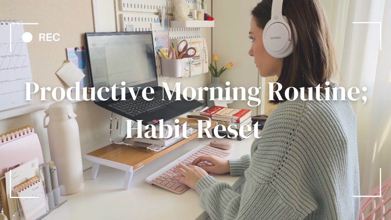 productive morning routine; habit reset - establishing a morning ...