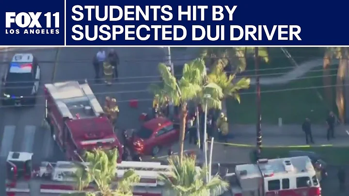 Anaheim HS students hit by suspected DUI driver  | FOX 11 LA
