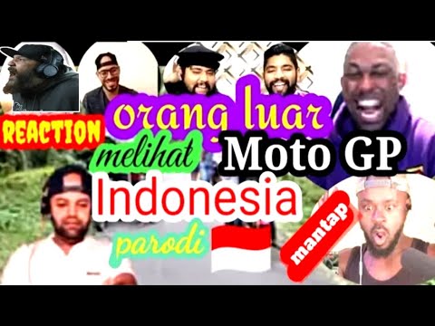 Reaksi! orang luar negri melihat MotoGP Parodi Indonesia ll Lucu \u0026 Bikin Ngakak 😂🤣😂