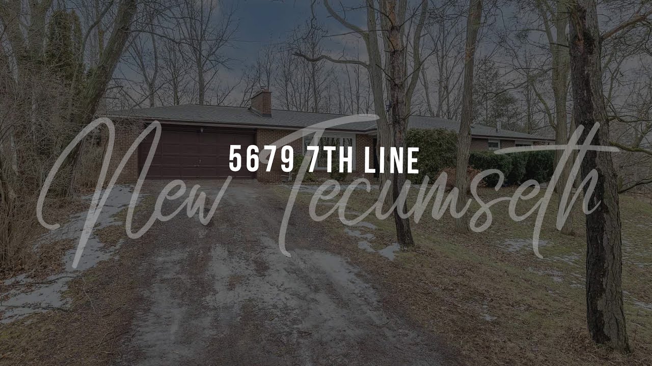 SOLD 5679 7th Line, Beeton, New Tecumseth. Custom bungalow with farm