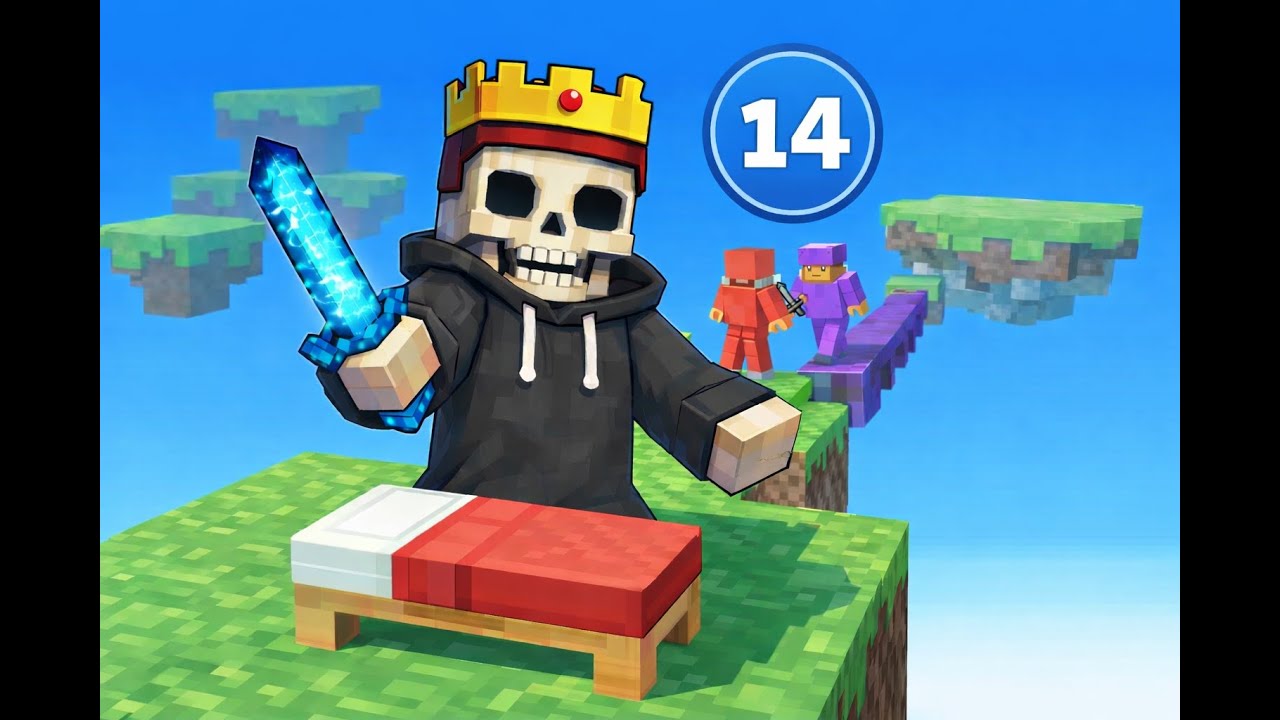 Playing Solo Bedwars =14