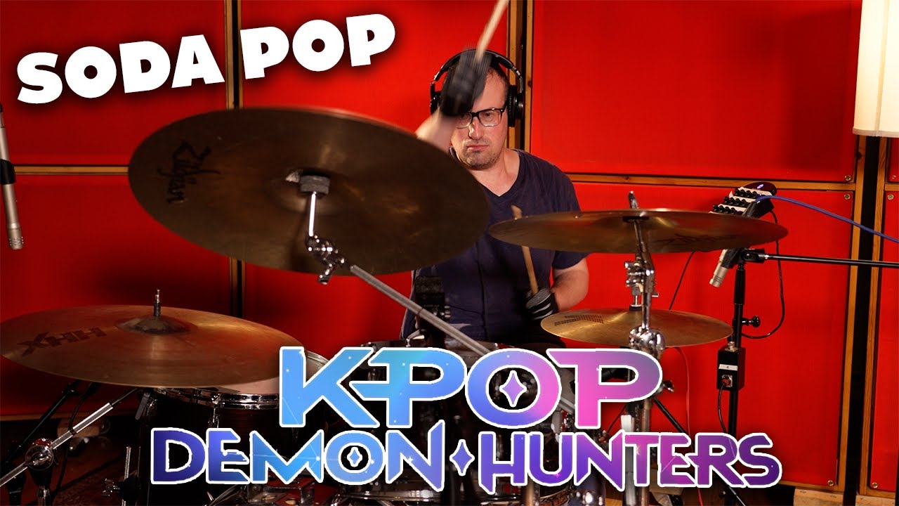 K pop demon hunters - SODA POP DRUM COVER