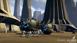 Star Wars: The Clone Wars: Clone troopers vs new super battle droids AI #starwars #clonewars