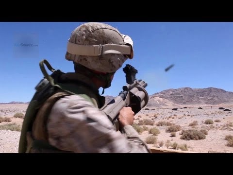 U.S. Marines M32 Multiple Grenade Launcher (Milkor MGL) Live Fire