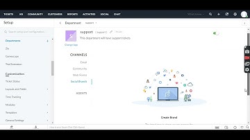 Add Department in Zoho Desk