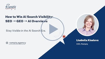 How to Win AI Search Visibility: SEO → GEO → AI Overviews