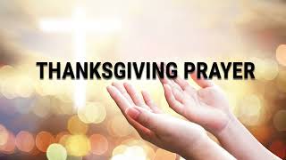 Thanksgiving Prayer to Abba Father