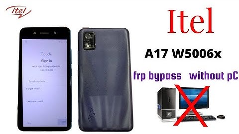 Itel A17 W5006x Anroid10 frp BypassRemove Goolge Account Lock Without Pc100% WOrking new method 2022