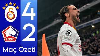Galatasaray - Lille 4-2 Maç Özeti