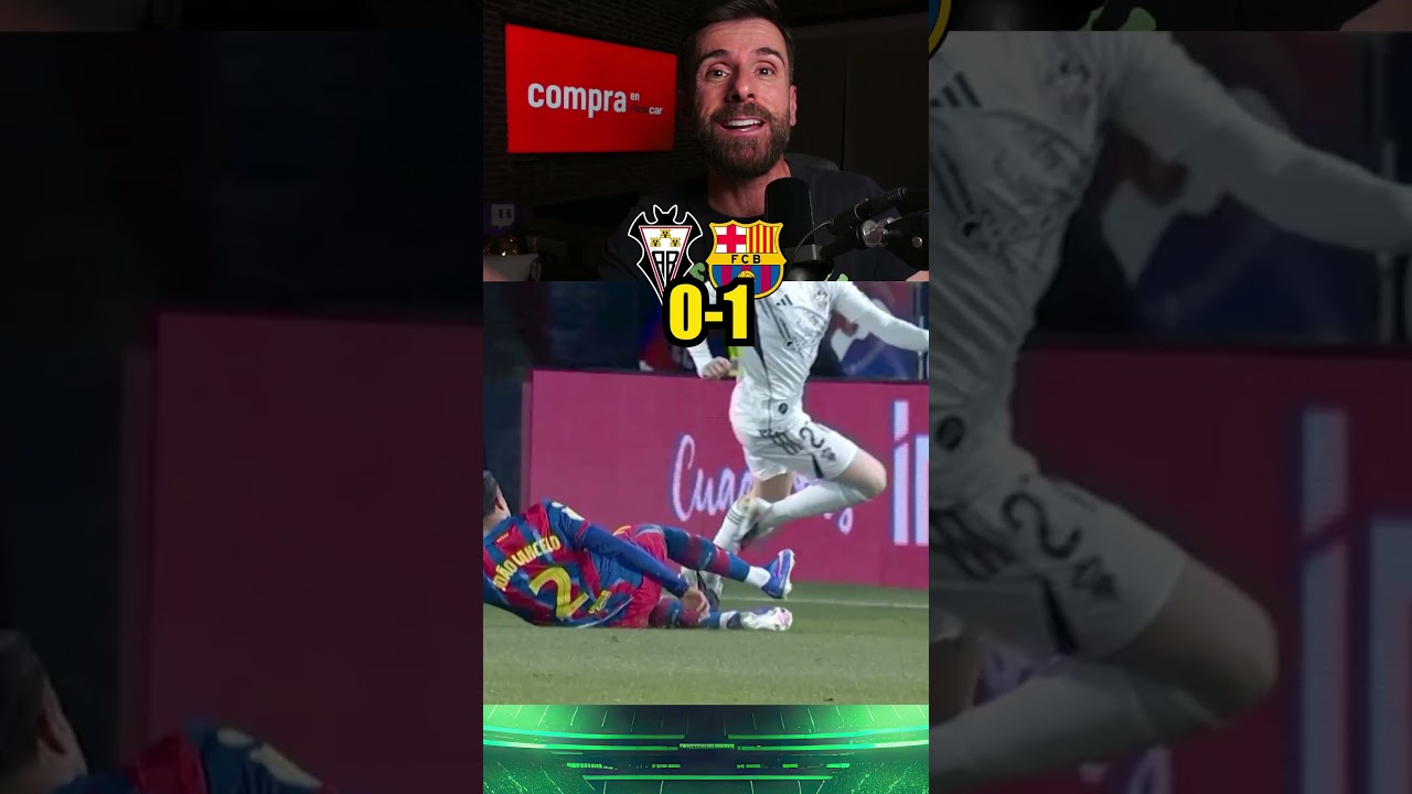 &iquest;Debi&oacute; ser expulsado Cancelo ante el Albacete? #futbol #bar&ccedil;a #cancelo #VAR #shorts