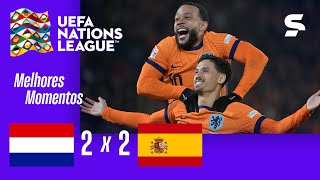 Thumbnail for HOLANDA 2 X 2 ESPANHA | MELHORES MOMENTOS | LIGA DAS NAÇÕES UEFA 2024/25 | sportv