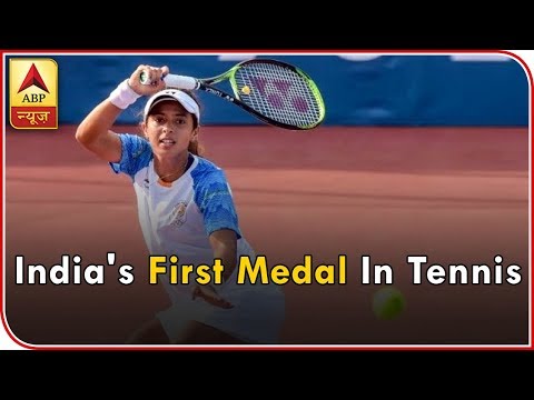 India`s First Medal in Tennis; Ankita Raina Wins BRONZE in Women`s Singles Semifinal | ABP News