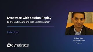 Product demo – Front-end to Back-end monitoring
