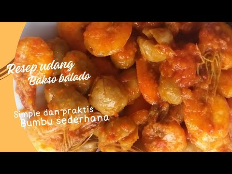 Resep Udang Bakso Balado
