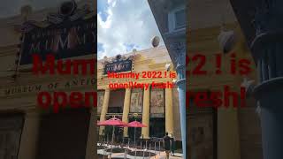 Mummy 2022 Open Fresh New Screens And Graphics Universal Studios Orlando