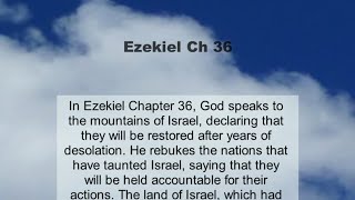 Ezekiel Chapter 36 summary and read together
