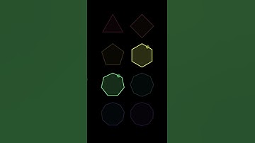 Geometric Polyrhythm Visualizer - Satisfying Math Animation 🎵