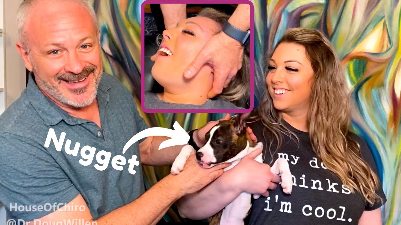 DOG RESCUE WOMAN gets CRACKING RELIEF for her own PAIN! - YouTube