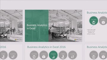 Microsoft Ignite 2016 Improve decision making with Business Analytics in Microsoft Excel 2016