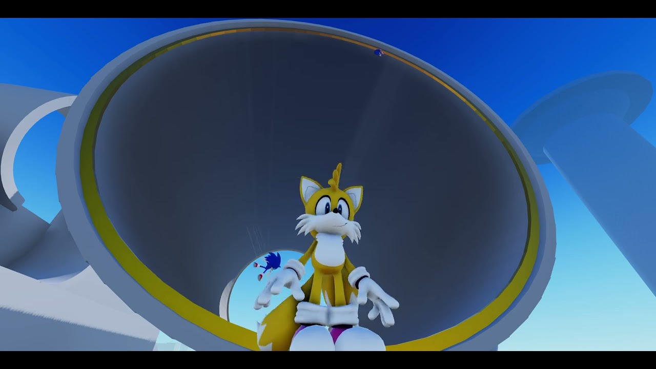 play something fun with sonic in this tunnel.