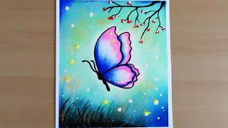 Awesome Butterfly Drawing Tricks for Beginners with Soft Pastel