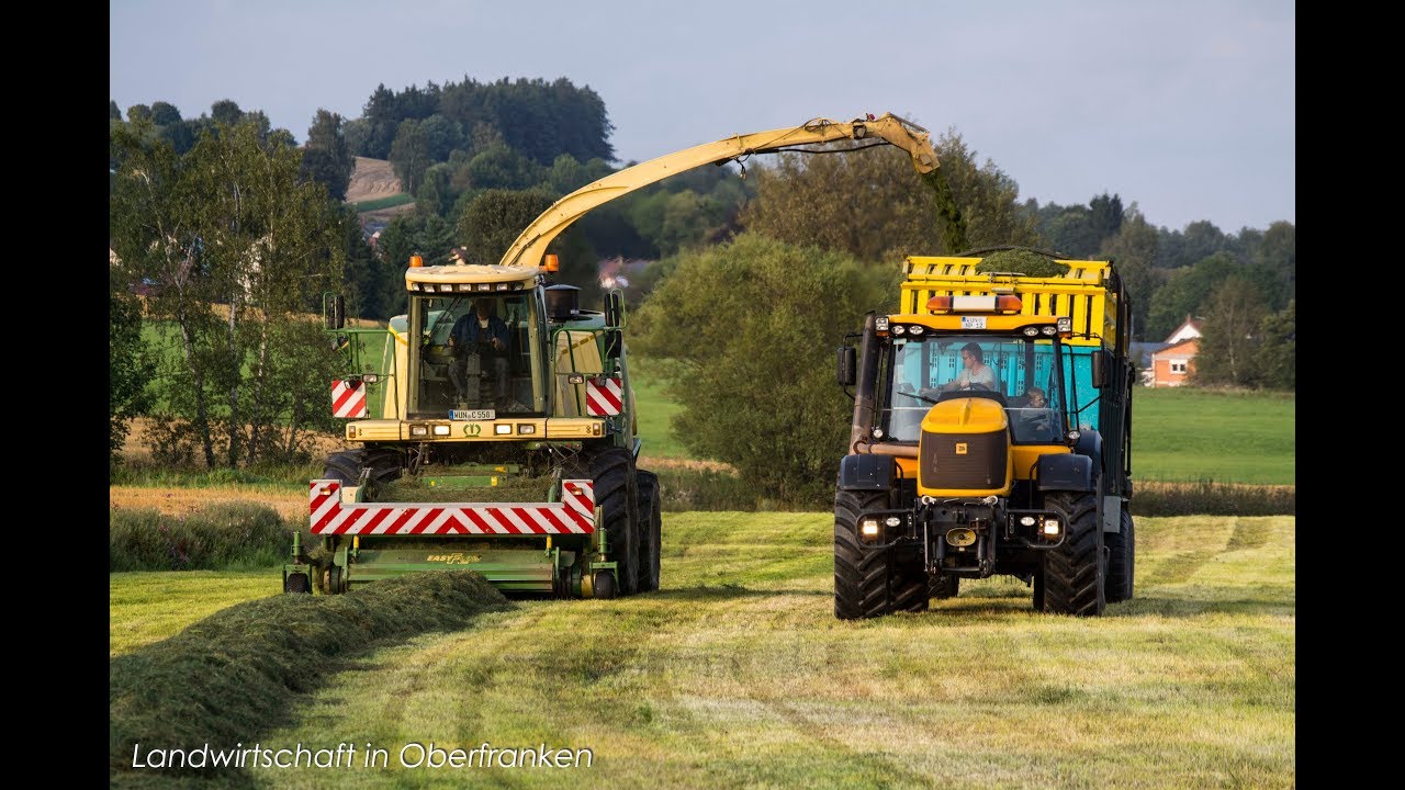 Silieren 2017 || 2. Schnitt Grashäckseln || Krone BigX 1000, JCB, Deutz