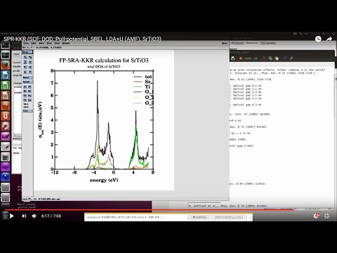 SPR-KKR (SCF, DOD, Pull-potential, SREL, LDA+U (AMF),  SrTiO3)