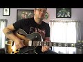 Jazz funk blues progression on Gibson ES-175