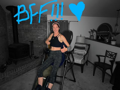 Let me tell you why this inversion table is comparable to a best friend.  #ad