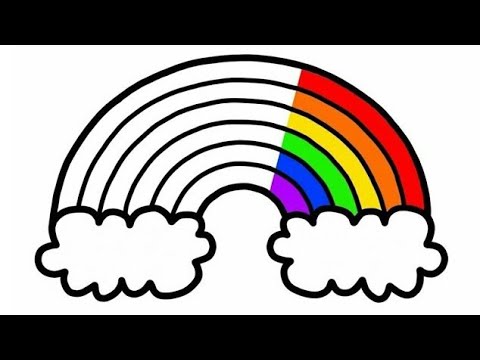 How to draw rainbow colour drawing painting | rainbow drawing easy drawings  #rainbow #howtodraw : r/drawings