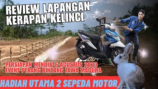 persiapan kerapan kelinci Jawa Madura 2023 Dalam HUT Team presiden lintasan🔥