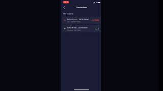 TomoChain Wallet App - transaction demo screenshot 1