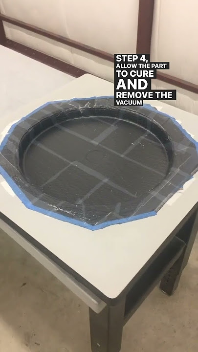 How to make a carbon fiber part in under 1 minute.